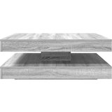 vidaXL Klubska mizica siva sonoma 90x90x34,5 cm | Shoptok.si