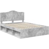  Konstrukcija postelje Beton 140 x 200 cm Masivno borovo les, (5000102572) | Shoptok.si