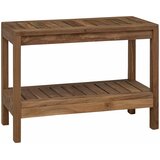  Bočni stol za kupaonicu s pohranom Prirodna 60 x 30 x 45 cm | shoptok.hr