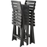 Lesnina XXXL SET ZA BALKON umetna masa antracit antracit | Shoptok.si
