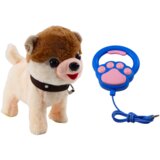  Interaktivni pas na uzici hoda, pleše i pjeva - bijelo/bež | shoptok.hr