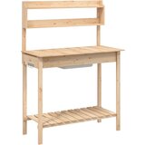 Furnova Miza za sajenje z umivalnikom 147,5x44x139,5 trden les jelke, (21921388) | Shoptok.si