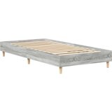 vidaXL posteljni okvir brez ležišča Grey Sonoma 75x190 cm | Shoptok.si