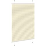 vidaXL Plisirana roleta krem 95x150 cm širina tkanine 94,4 cm | shoptok.hr