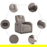  Naslanjač taupe blago, (20928869) | Shoptok.si