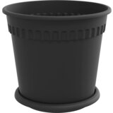 Saksije za biljke 24 pcs Crna Ø 19 x 16 cm Plastika | shoptok.hr