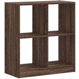 Maison Chic Knjižna omara - Knjižni regal rjavi hrast 68,5x32x75 cm inženirski les, (21725252) Cene