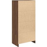 vidaXL Ormarić s ladicom smeđi hrast 55,5x34x119,5 cm | shoptok.hr