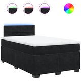  box spring s madracem crni 120 x 190 cm baršunasti | shoptok.hr
