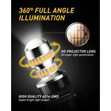 Auxito 3157 LED žute sijalice CANBUS 54SMD T25 3157-54H-DD-Y2 | Eponuda.com