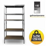 SmartStorage polica metal medijapan 213x120x45cm 5x250kg