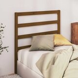  Uzglavlje za krevet boja meda 81 x 4 x 100 cm masivna borovina | shoptok.hr