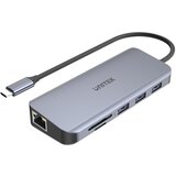 Unitek D1026B notebook dock /port replicator USB 3.2 Gen 1 (3.1 Gen 1) Type-C Grey | shoptok.hr