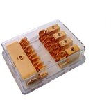 Cabletech nosilec varovalk, 4 x pozlačen, maks. 80 a Cene