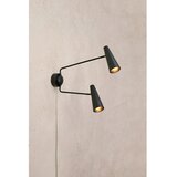 Markslöjd 108690 - Zidna lampa PEAK 2xE14/40W/230V crna | Eponuda.com