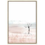  Slika - Watercolor Landscape (1 Part) Vertical 80x120 U prirodnom drvenom okviru | shoptok.hr