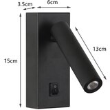  Brilagi - LED zidna reflektorska svetiljka MAYA LED/3W/230V 4000K crna | Eponuda.com