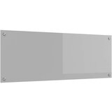  Kuhinjski Backsplash Svjetlosiva 110x40x0 6 cm Kaljeno Staklo | shoptok.hr