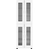  Highboard s policom FLORIN Visoki sjaj bijela 60 x 35 x 182 cm | shoptok.hr
