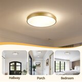  Brilagi - LED prigušiva svetiljka GLASS POOL DOUBLE LED/48W/230V 40 cm zlatna + daljinski upravljač | Eponuda.com