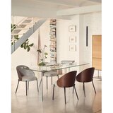 Kave Home Steklena jedilna miza 90x180 cm Burano – | Shoptok.si