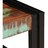 vidaXL Polica za kopalnico 60 x 50 x 23 cm Trdna mango les, železo | Shoptok.si