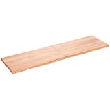 Stolna ploča svjetlosmeđa 180x50x(2-4) cm tretirana hrastovina | shoptok.hr