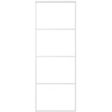  Klizna vrata od stakla ESG i aluminija 76 x 205 cm bijela | Eponuda.com