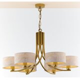 Jupiter 2098 - Luster na lancu ARTHUR 6xE27/15W/230V bela/zlatna/dekor mermera | Eponuda.com