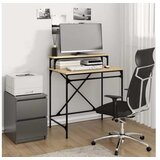  Radni stol boja hrasta 80x50x90 cm konstruirano drvo i željezo | shoptok.hr