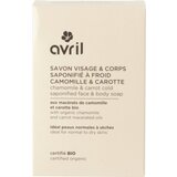 Avril Cold Saponified Face & Body Soap - Camomille & Carotte | shoptok.hr