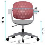 Hanah home Kancelarijska stolica Sisa Salmon | ePonuda.com