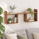  Zidna polica Staro drvo 90 x 17 x 32 cm Prerađeno drvo | shoptok.hr