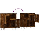 vidaXL Komoda boja dimljenog hrasta 60 x 35 x 70 cm konstruirano drvo | shoptok.hr