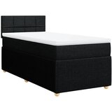 Maison Chic Box spring postelja - Vzmetna postelja z vzmetnico črn 90x190 cm blago SL10207, (21885996) Cene