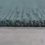 Flair Rugs Prašno moder ročno tkan volnen tekač 80x230 cm Harris Boucle – | Shoptok.si
