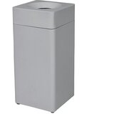 Probbax Koš za odpadke, jeklo, samogasilen, prostornina 42 l, ŠxVxG 350 x 760 x 350 mm, srebrno sive barve Cene