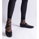 Gemre Black ballerinas with patent toe fastened with Velcro Jaures | shoptok.hr