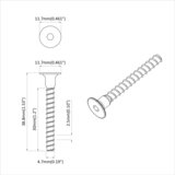  Šestarasti vijak s čepom 5143 pcs Crna Željezo | shoptok.hr