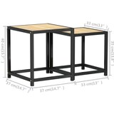 vidaXL Stolići za čaj 2 kom MDF boja hrasta sonome | shoptok.hr