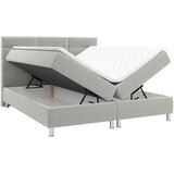 CARRYHOME POSTELJA Z VZMETNICO 160 cm x 200 cm , tekstil siva | Shoptok.si