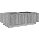  Stolić s beskonačnim LED svjetlima boja hrasta 116x69x40 cm | shoptok.hr