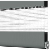 vidaXL Zebra senčilo temno sivo 125x150 cm tkanina širina 120,9 cm | Shoptok.si