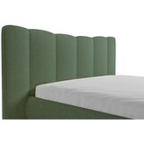 MID.YOU OBLAZINJENA POSTELJA 160 cm x 200 cm , les, tekstil, leseni material zelena | Shoptok.si