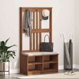 vidaXL Drvo za dvoranu SANDENS 87x40x159,5 cm puno drvo bor | shoptok.hr