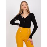RUE PARIS Blouse-RV-BZ-7439.18-black Cene