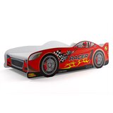  Drveni dječji krevet AUTO 160x80cm - crveni | shoptok.hr