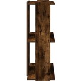 Regal za knjige s 3 razine boja hrasta 60x30x80 cm drveni | Eponuda.com