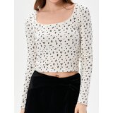 Sinsay Pamučna bluza s dugim rukavima | shoptok.hr