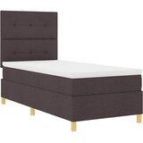  s opruga kutije Tamno smeđa 80 x 200 cm tkanina | shoptok.hr